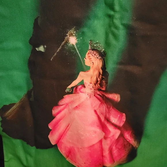 Divided Wicked Black T Shirt Glinda Size L - Picture 6 of 9